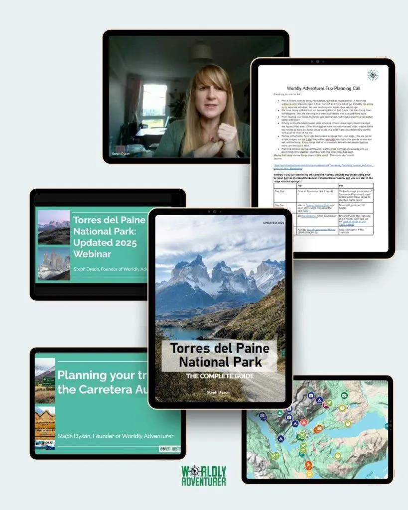 An image showcasing the different digital products offered by Worldly Adventurer